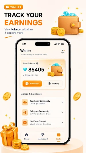 bTreend: Tasks & Rewards Screenshot 1