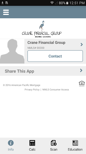 Crane Home Loan Screenshot 0
