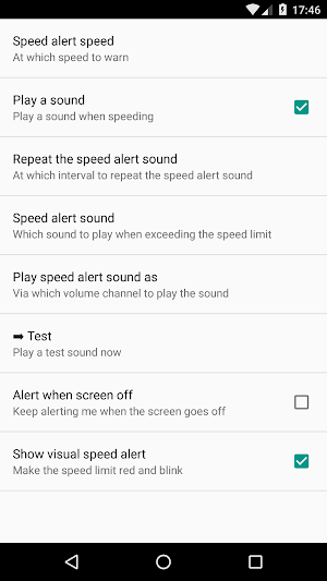 Maps Speed Limits Screenshot 3