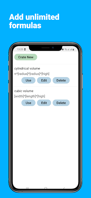 Formula custom calculator Screenshot 2