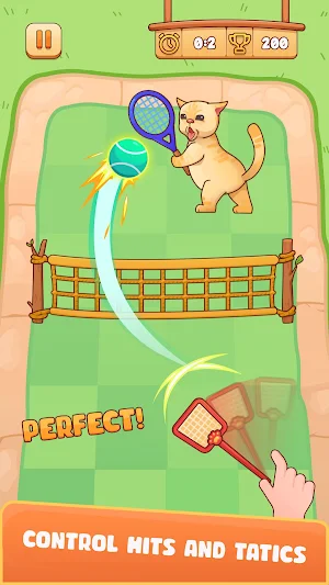 Tennis Cat - Meme Battle Screenshot 3