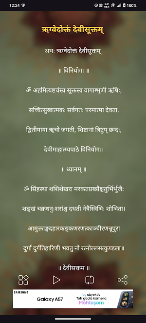Rigvedoktam Devisuktam Audio Screenshot 0