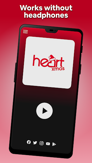 Heart Xmas Radio Screenshot 3