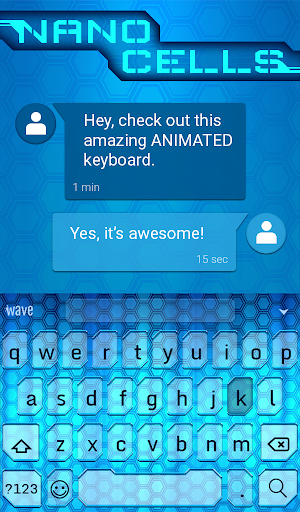 Nano Cells Animated Keyboard Screenshot 2