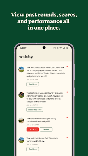 Tee Sheet – Golf Tee Time Screenshot 2