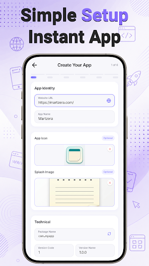 Website to App Builder Screenshot 2