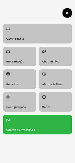 Web Radio América Hits Brazil Screenshot 1