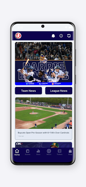 CBL - Canadian Baseball League Screenshot 1