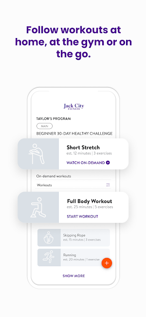 Jack City Workouts Screenshot 2