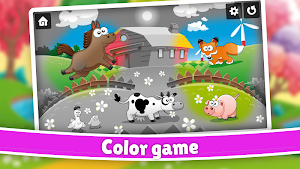 Kids Farm Animal Color Scratch Screenshot 2