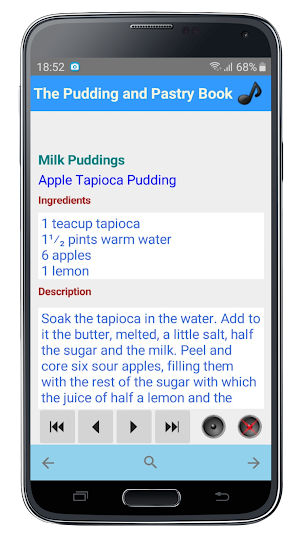 The Pudding and Pastry Book Screenshot 2