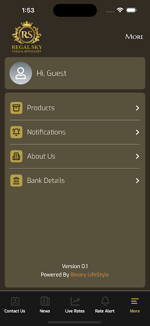 Regal Sky Gold and Diamond Screenshot 3