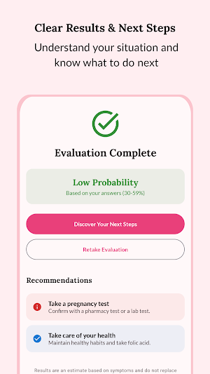 Pregnancy Test App - Quiz Screenshot 2