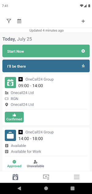 OneCall24 Group Screenshot 1