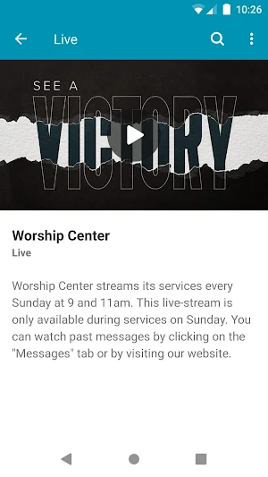 Worship Center Screenshot 2