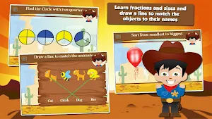 Cowboy Kids Grade One Games Screenshot 2