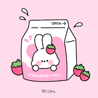 카카오톡 테마 - 바니_달콤 딸기우유