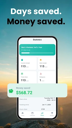 Days Clean Tracker: GetSobr Screenshot 3