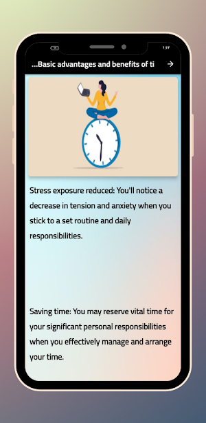 Ideas for organizing time Screenshot 1