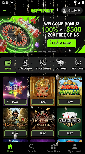 Spinit Casino Screenshot 0