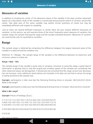 Basics of Statistics Screenshot 3