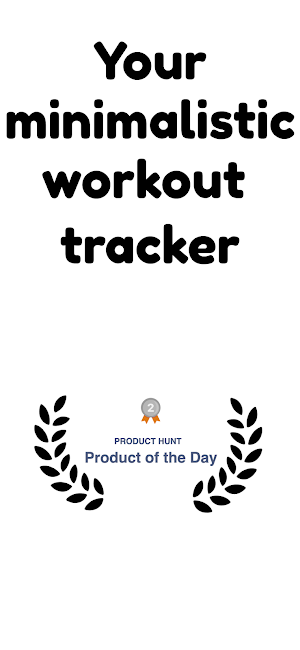 Workout tracker Log - Justlog Screenshot 0