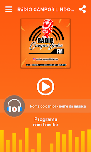 Rádio Campos Lindos FM Screenshot 1