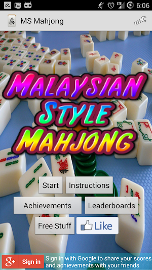 Malaysian Style Mahjong Screenshot 0