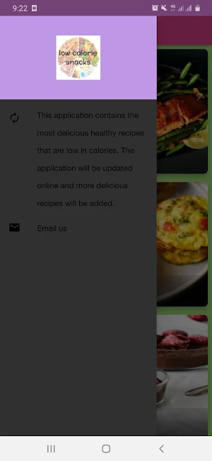 Low calorie snacks Screenshot 0