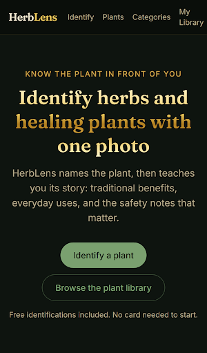 HerbLens: Plant Identifier Screenshot 0