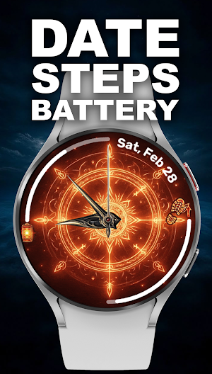 Power Animated Sign Watch Face Screenshot 2