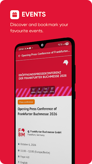 Frankfurter Buchmesse App Screenshot 2