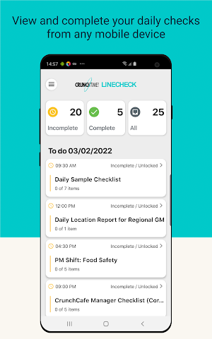 CrunchTime! LineCheck Screenshot 0