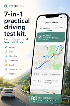 SteerClear: Driving Practice Screenshot 0