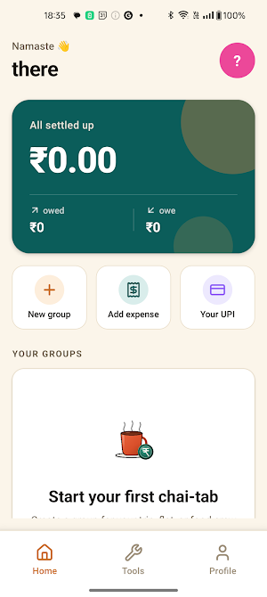 Niptao — Split & Settle Screenshot 1