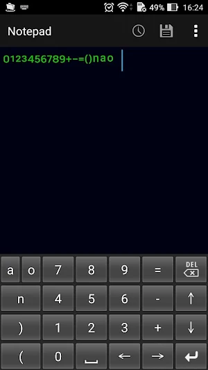 Superscript numeric keypad Screenshot 0