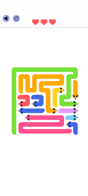 Snazzle! Snake Puzzle Screenshot 1