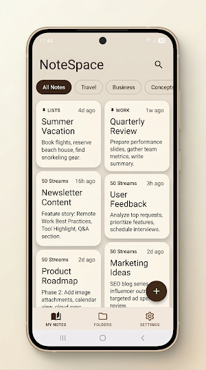NoteSpace – Notes & Journaling Screenshot 0