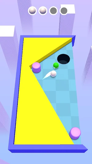 Mini Pool 3D: trick shot Screenshot 2