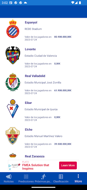 La Liga 2 Segunda División Screenshot 2