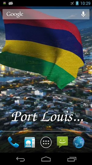 Mauritius Flag Live Wallpaper Screenshot 3
