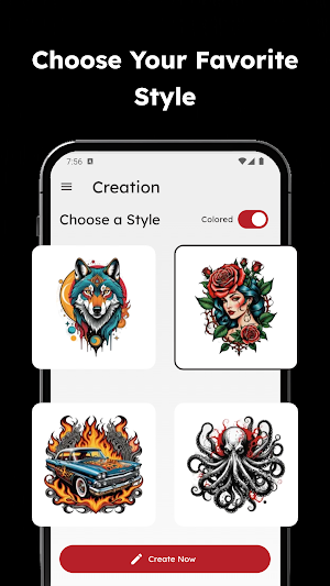 TattooInk: AI Tattoo Generator Screenshot 1
