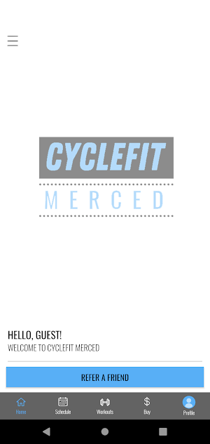 CycleFIT Merced Screenshot 1