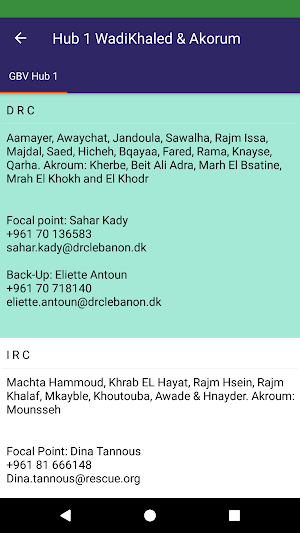 RESPOND Lebanon Screenshot 2