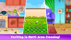 Home Cleanup Cleaning Game Screenshot 3