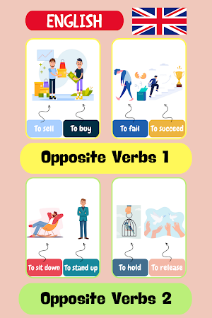 Opposite Words Flashcards Screenshot 1