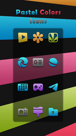 Pastel Colors Icons Screenshot 2