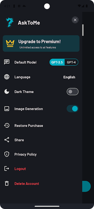 AskToMe - Ask to Chatbot Screenshot 3