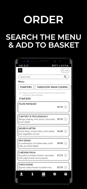 Indian Voojan Restaurant Screenshot 1