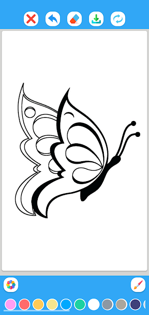 Butterfly Coloring Book Screenshot 2
